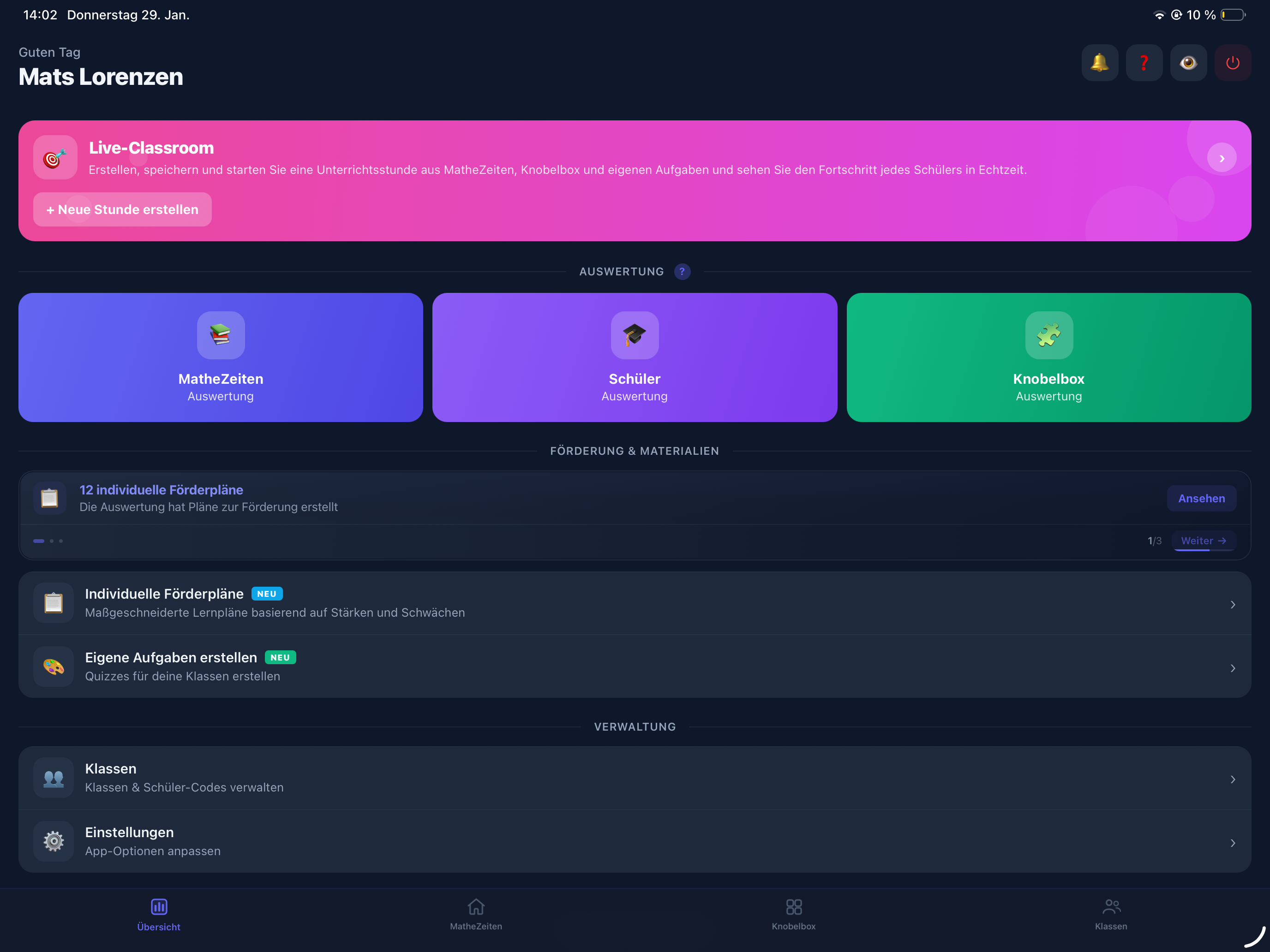 Dashboard